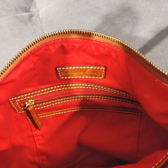 DOONEY & BOURKE PAIGE SAC PEBBLED LEATHER TASSLED HOBO BAG IN ELEPHANT BNWOT - Picture 14 of 17